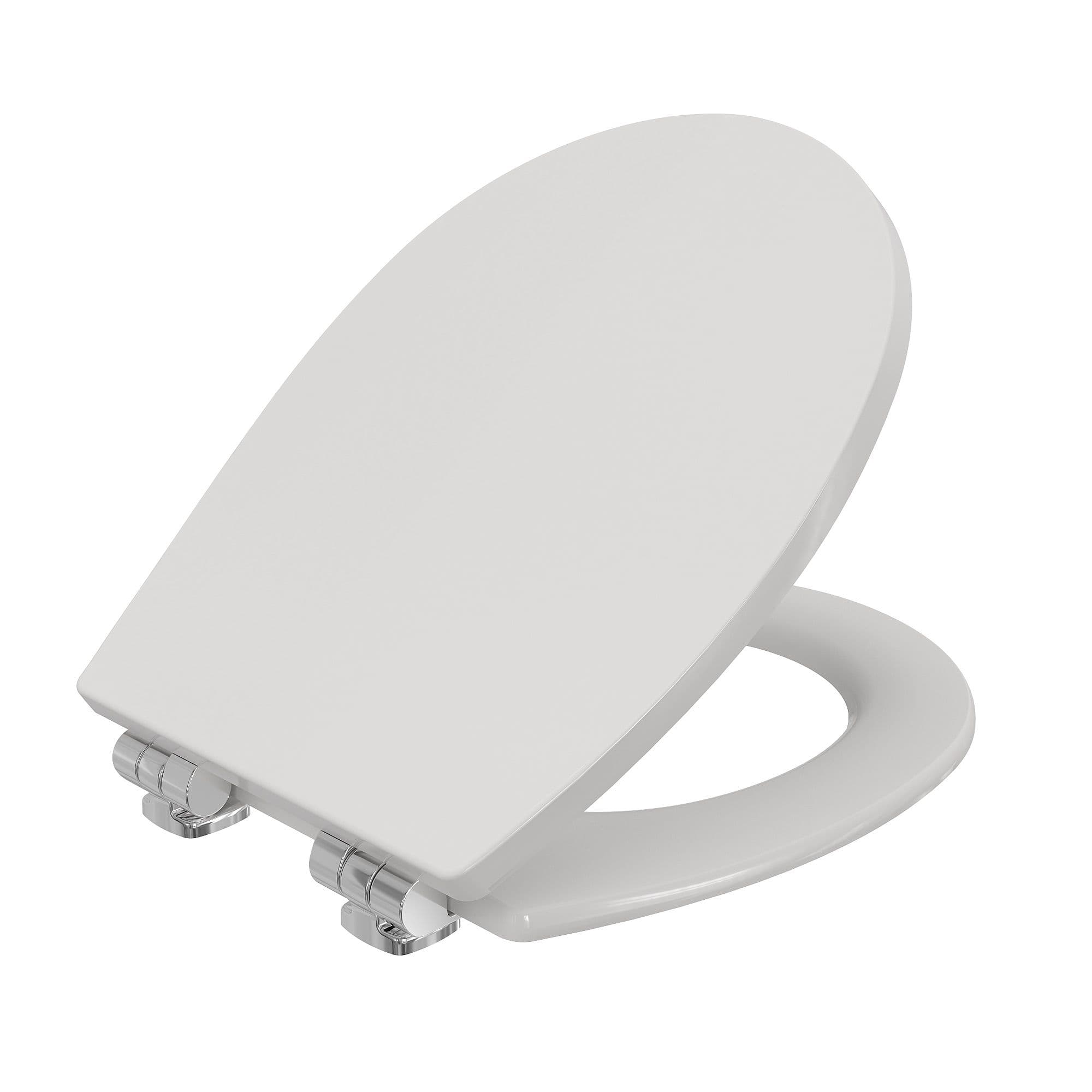 Hudson Slow Close Toilet Seat with Bemis Ultra-Fix® - FSC® – Blanc