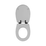 Hudson Slow Close toilet seat in Matt Concrete with Bemis Ultra-Fix® - FSC® - Thumbnail 3