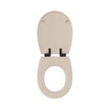 Hudson Slow Close toilet seat in Matt Sandstone with Bemis Ultra-Fix® - FSC® - Thumbnail 3