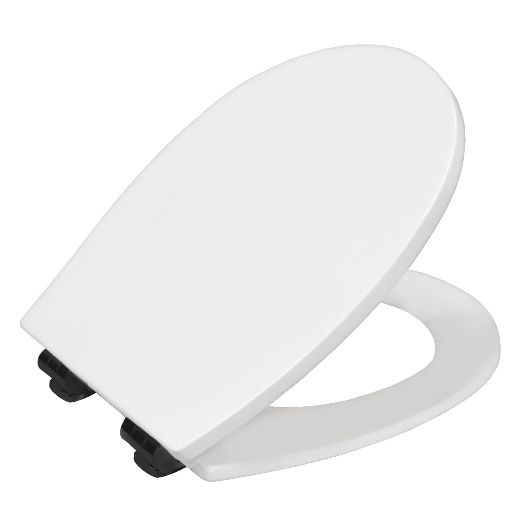 Hudson Slow Close toilet seat in Matt White with Bemis Ultra-Fix® - FSC® – Matt White