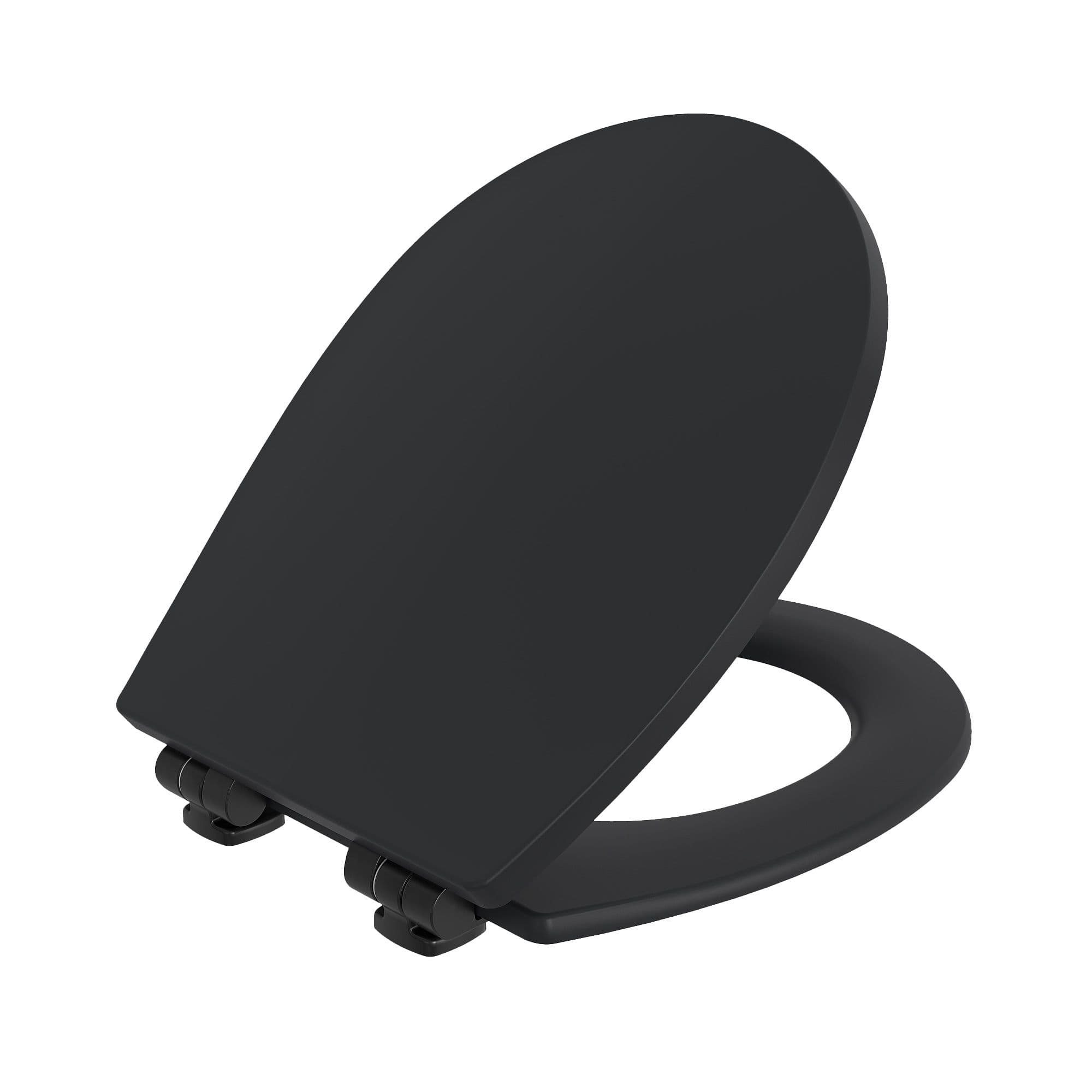 Hudson Slow Close toilet seat in Matt Black with Bemis Ultra-Fix® - FSC® – Matt Black